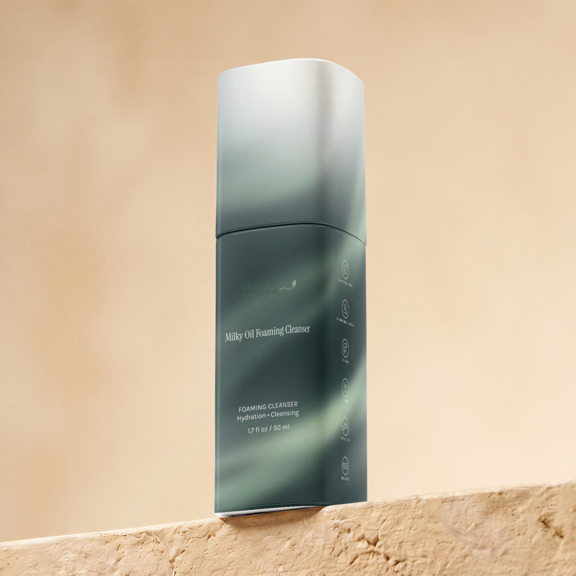 GLISTEN BY HERMAJESTY Milky Oil Foaming Cleanser