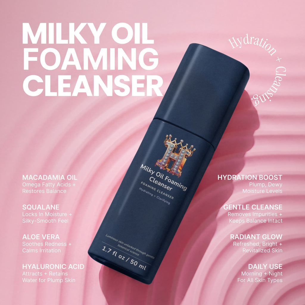 Glisten Skin Milky Oil Foaming Cleanser