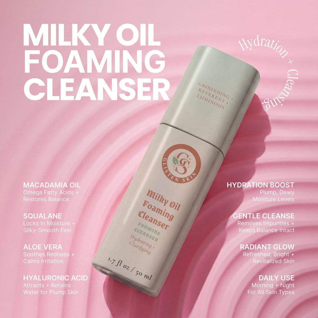 Glisten Skin Milky Oil Foaming Cleanser