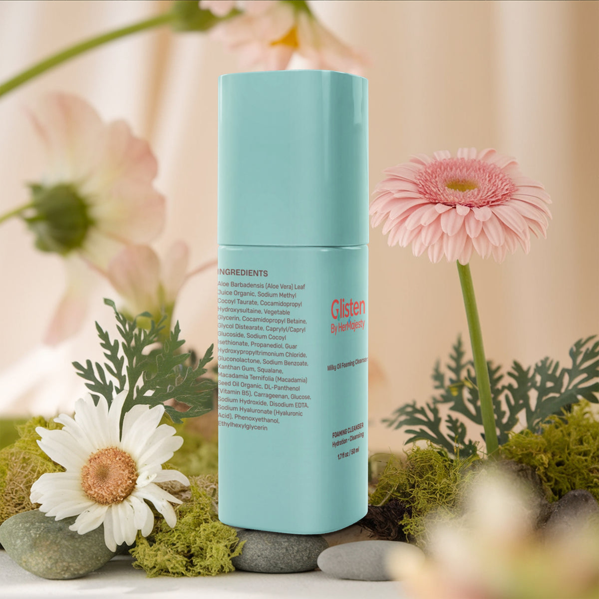 Glisten By HerMajesty Milky Oil Foaming Cleanser