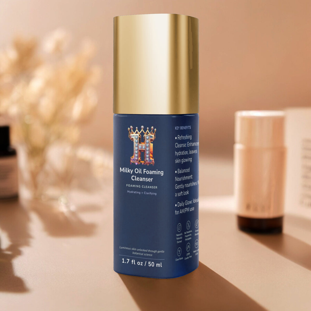 Glisten Skin Milky Oil Foaming Cleanser