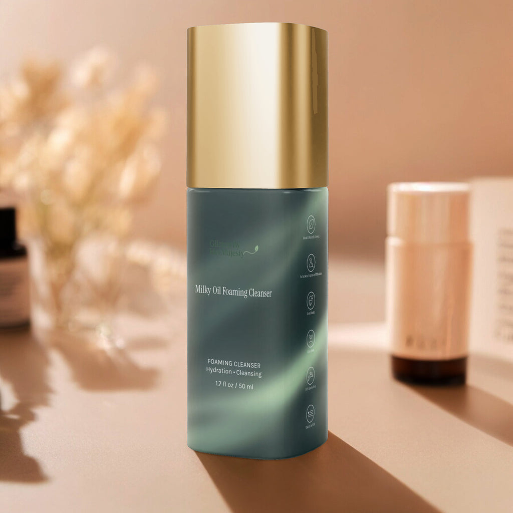 GLISTEN BY HERMAJEST Milky Oil Foaming Cleanser
