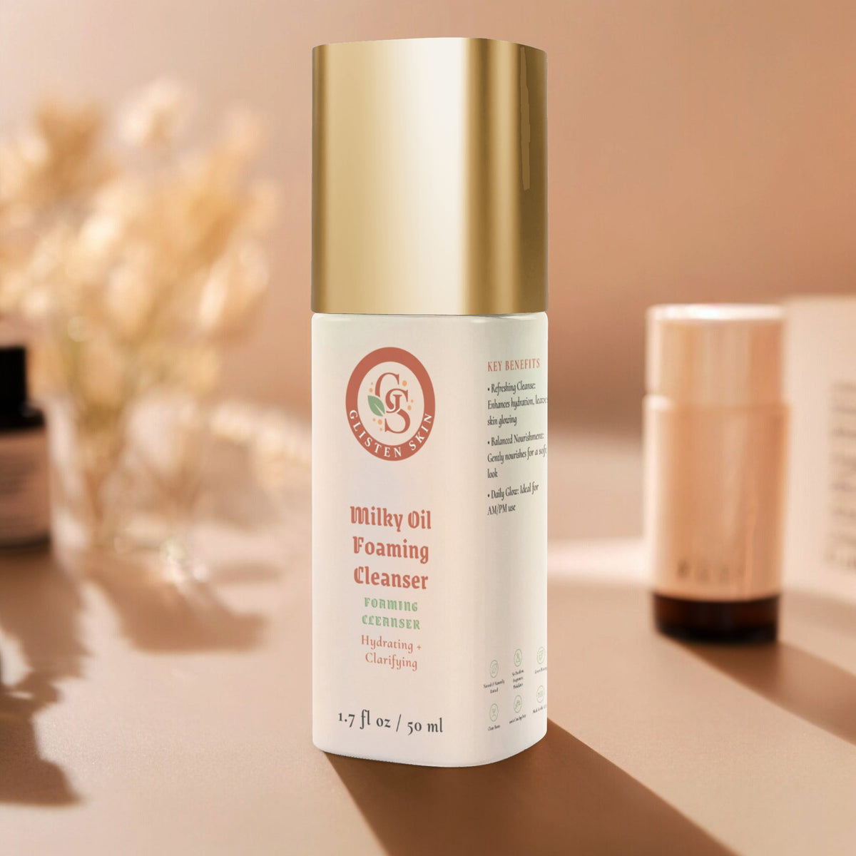 Glisten Skin Milky Oil Foaming Cleanser
