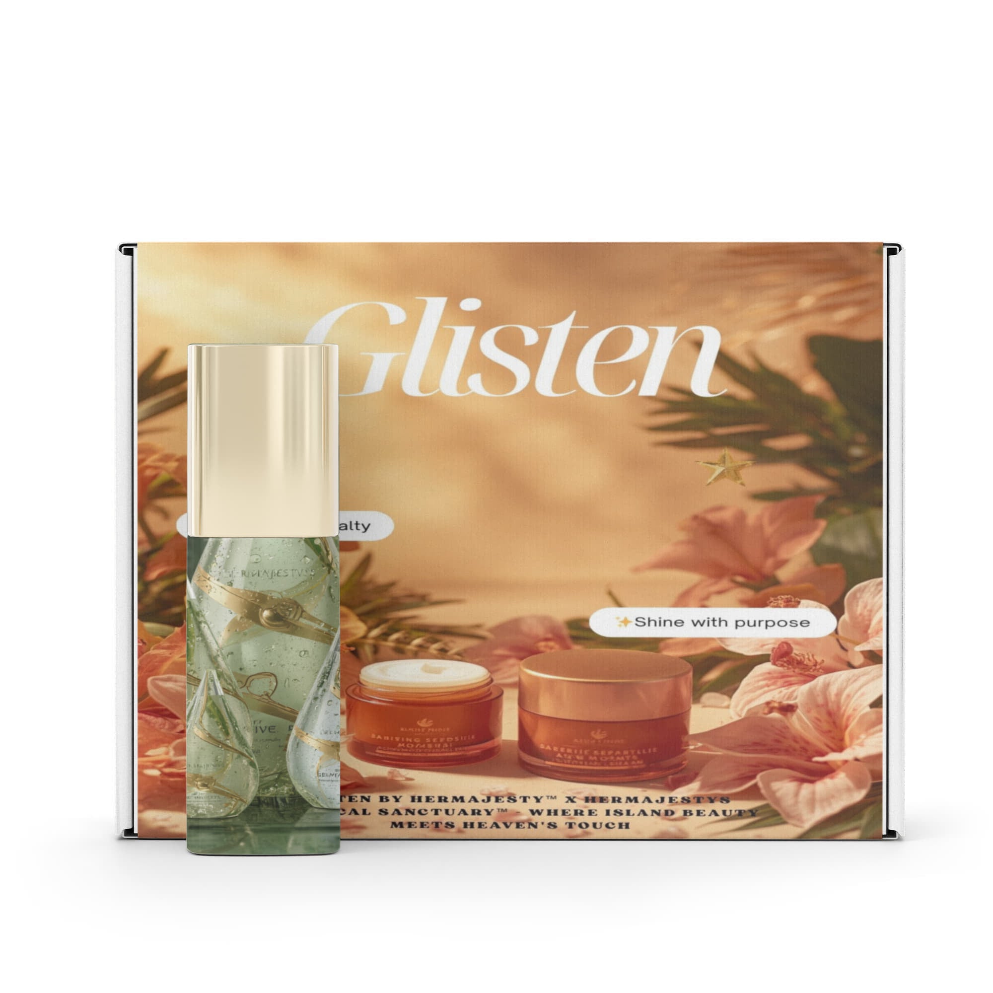 Glisten By HerMajesty Milky Oil Foaming Cleanser Gold Cap