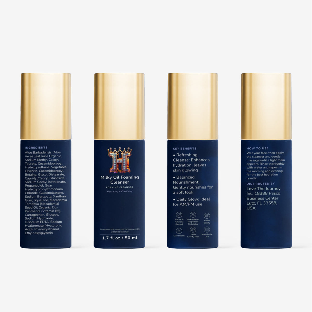 Glisten Skin Milky Oil Foaming Cleanser
