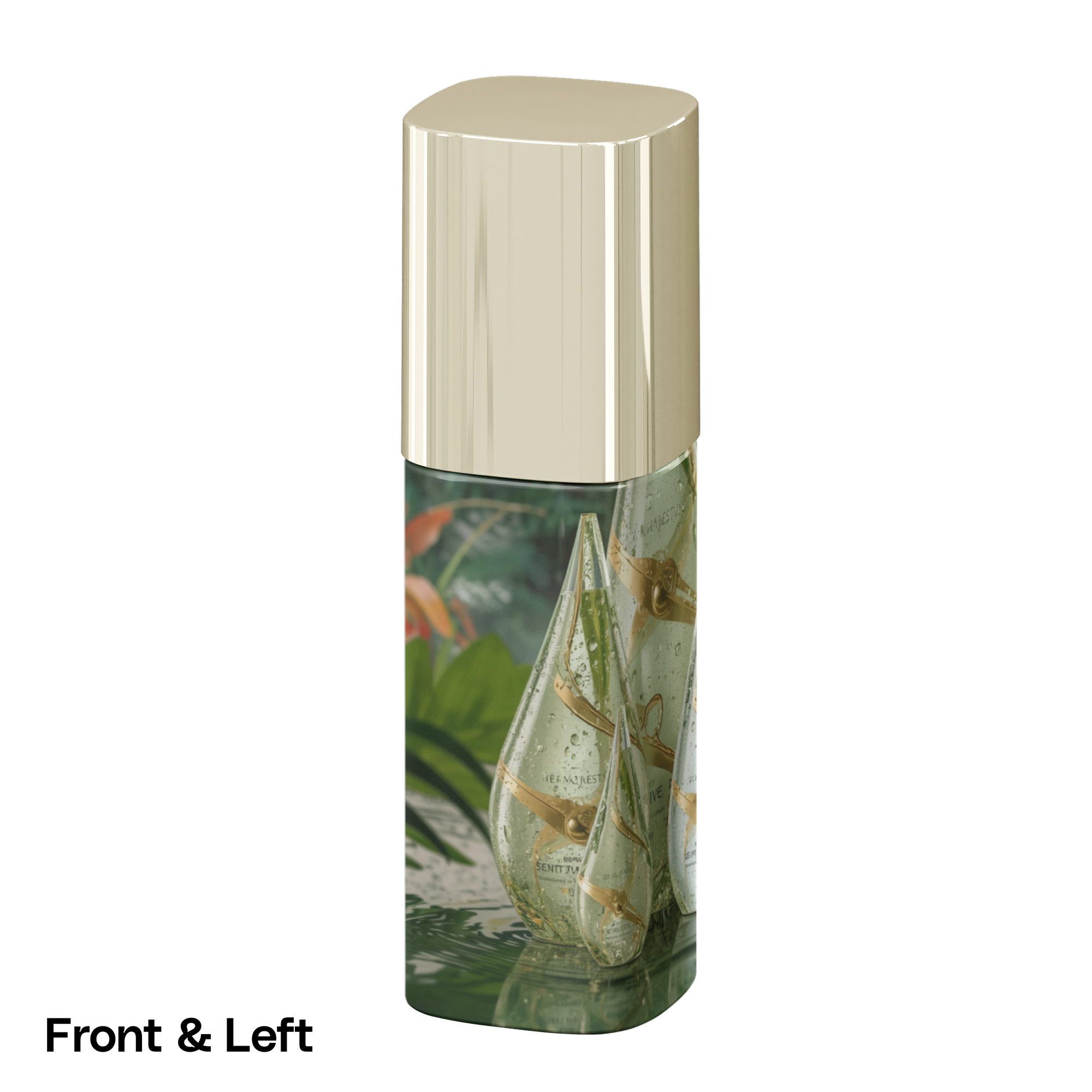 Glisten By HerMajesty Milky Oil Foaming Cleanser Gold Cap